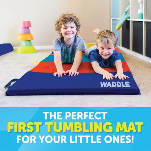 Vista 2 de WADDLE Colchoneta para gimnasia infantil, entrenamiento, ejercicio en casa