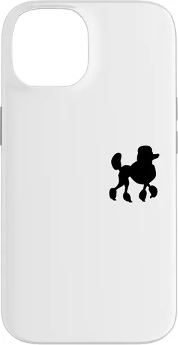 Vista 4 de Funda estándar para caniche para iPhone 16 Poodle Sock Hop Girl