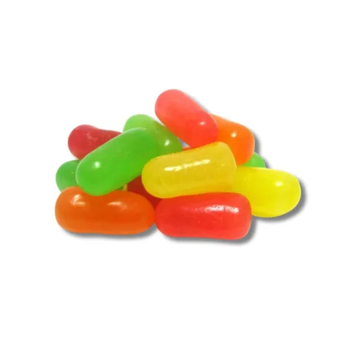 Vista 2 de Mike & Ike - Frutas originales - Caramelos masticables surtidos - Bolsa resellable de 1.8 libras