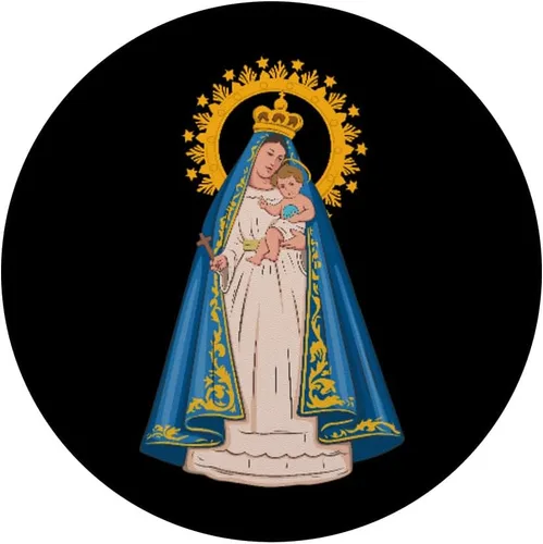 Vista 3 de Virgen María.Virgen de la Caridad del Cobre. PopSockets PopGrip intercambiables de Patrona de Cuba