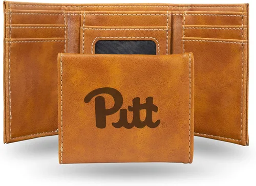Vista 91 de NCAA Rico Industries - Billetera triple grabada con láser, con grabado láser, accesorio para hombre