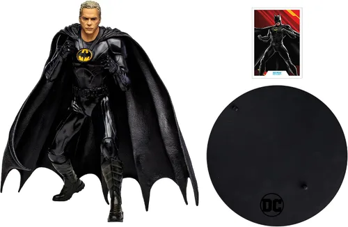 Vista 7 de McFarlane Toys - DC Multiverse Batman Multiverse Unmasked (The Flash Movie) Gold Label 12in Estatua