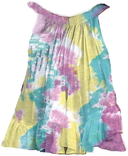 Vista 5 de Blusa sin mangas con estampado a rayas para mujer, casual, holgada, para verano, vacaciones, vacaciones