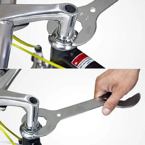 Vista 2 de Top-spring Llave inglesa 4 en 1 para auriculares de bicicleta, 30, 32, 36, 1.575 in, herramienta de eje central de desmontaje, herramienta