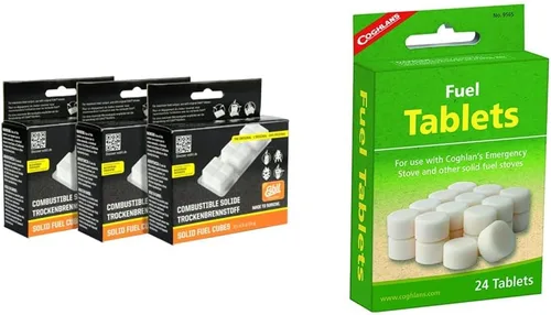 Vista 11 de Esbit Tabletas de combustible sólidas sin humo de 0.49 oz de 1300 grados para mochileros, campamentos y preparación de emergencia
