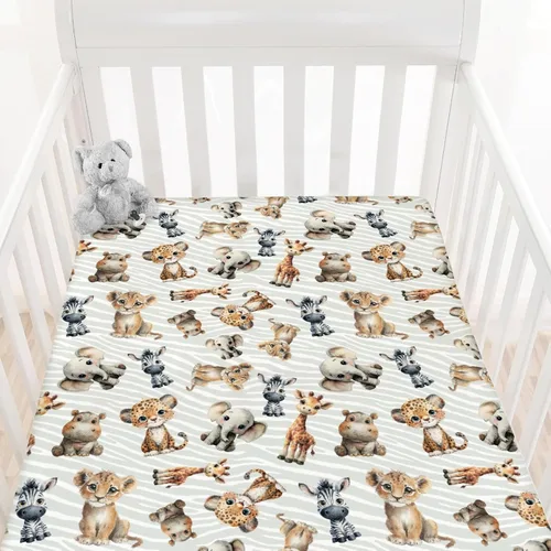 Vista 8 de HawSkgFub Future Duck Hunting Buddy - Sábana bajera para cuna estándar para bebé, cazador de patos malardos, animales salvajes, lago, para niños