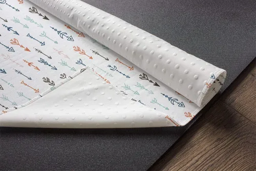 Vista 3 de Ambesonne Arrow - Toalla para esterilla de yoga, adornos bohemios e inspirados, coloridos motivos culturales dibujados a mano, antideslizante