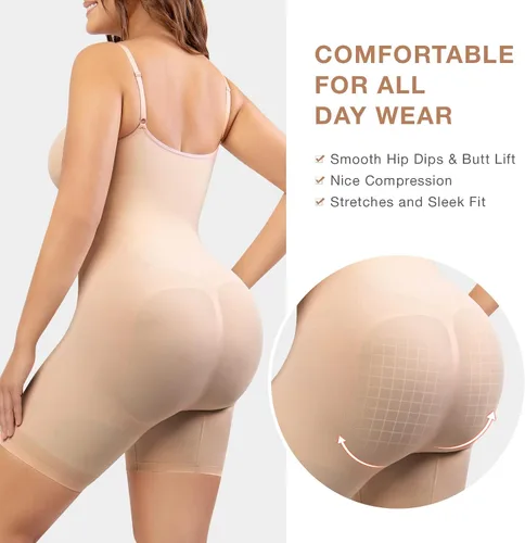 Vista 3 de Lover-Beauty Shapewear Bodysuit Tummy Control Sculpting Seamless Body Shaper
