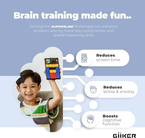 Vista 22 de GiiKER Super Slide Puzzle Game, más de 500 desafíos, juguete STEM para mayores de 6 años