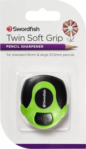 Vista 4 de Swordfish Paquete de 1 sacapuntas "Twin Soft Grip