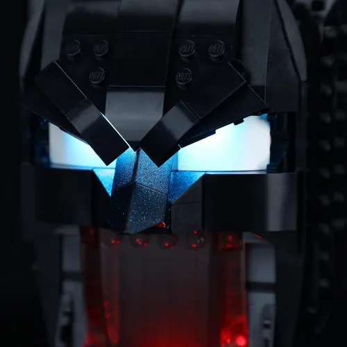 Vista 4 de Kit de iluminación LED BRIKSMAX para Batman Cowl 76182 - Compatible con el modelo de bloques de construcción Lego 76182 - No incluye el set de Lego