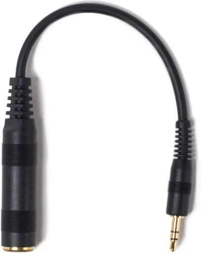 Vista 2 de Genuino SENNHEISER Cable adaptador hembra 1/4" 6.3mm a macho 1/8" 0.1 in enchufe para auriculares