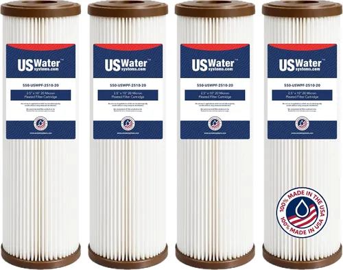 Vista 9 de US Water Systems Cartucho de filtro plisado de 2.5 x 9.75 pulgadas, 20 micrones, fabricado en los Estados Unidos