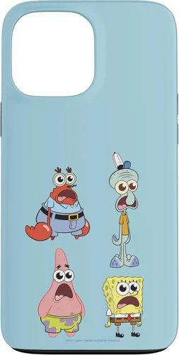 Vista 24 de Spongebob Squarepants Carcasa para iPhone 17 de Group Shot Stare