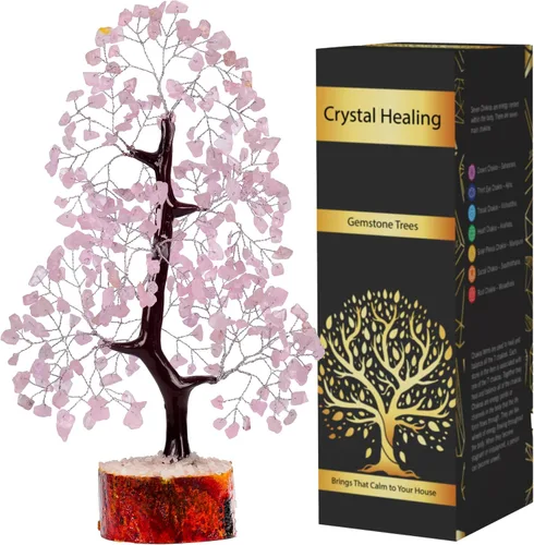 Vista 16 de Árbol de cristal de amatista YUVDIPR, piedras preciosas y cristales, decoración de escritorio de piedra de amatista, cristal sanador, árbol de gemas