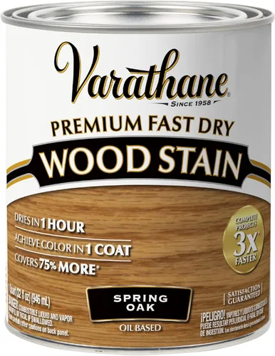 Vista 18 de Varathane 262023 - Tinte de madera prémium de secado rápido, Spring Oak, media pinta