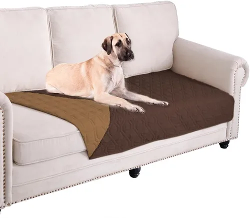 Vista 47 de Ameritex Manta Impermeable Reversible Cubierta para Cama de Perro Manta para Mascotas para Muebles Cama Sofá Sillón