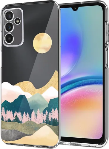 Vista 12 de Unov Funda diseñada para Galaxy A06 4G, funda transparente con [patrón antideslizante en relieve], protección delgada a prueba de golpes
