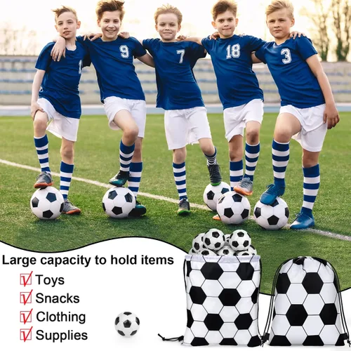 Vista 6 de durony Drawstring Gift Bags Party Favor Bag, 15.8 x 13.4