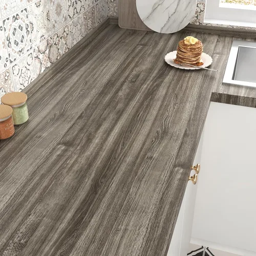 Vista 12 de Westick Papel tapiz, textura de madera oscura, negro, autoadhesivo, vinilo impermeable, para encimeras, armarios, cajones de mesa, 12 x 78 pulgadas