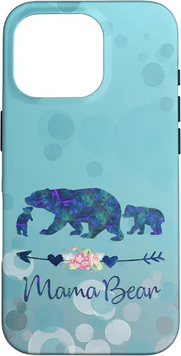 Vista 20 de iPhone 12 Pro Max - Carcasa para iPhone 12, diseño floral, color azul claro