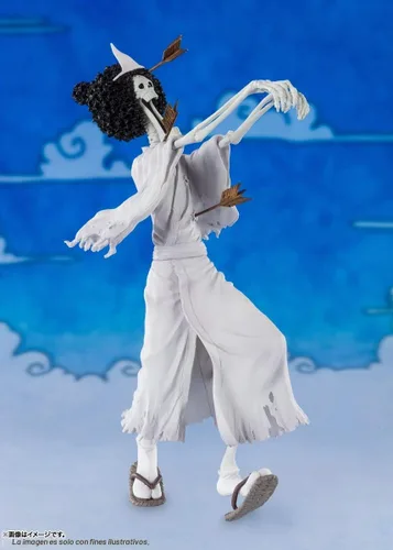 Vista 2 de TAMASHII NATIONS - Una pieza - Brook (Honekichi), Bandai Spirits FiguartsZERO Estatua coleccionable