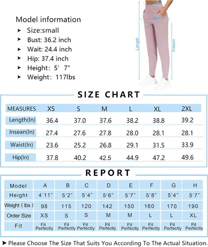 Vista 7 de THE GYM PEOPLE - Pantalones deportivos ajustados para mujer, ligeros, para entrenamiento, yoga, correr y descanso