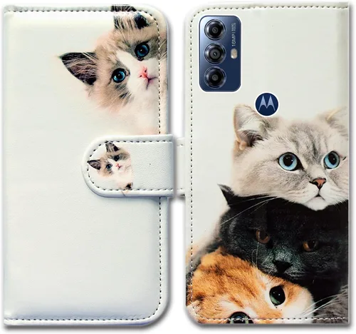 Vista 21 de Bcov Funda para Moto G Play 2023, diseño de pájaro negro y verde con tapa para teléfono con ranura para tarjetas, soporte para Motorola Moto G Play