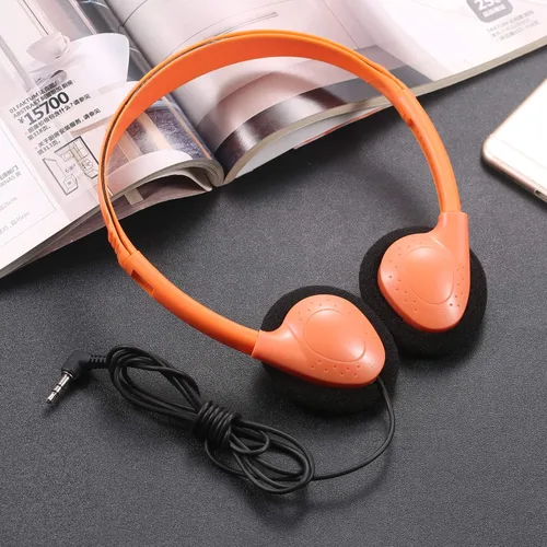 Vista 6 de CN-Outlet Auriculares para niños para el aula a granel multicolor, paquete de 5, auriculares al por mayor para niños, perfectos para escuelas