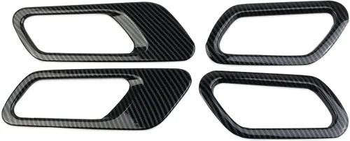 Vista 5 de Cubierta interior de fibra de carbono para manija de puerta para Nissan Pathfinder 2022-2026