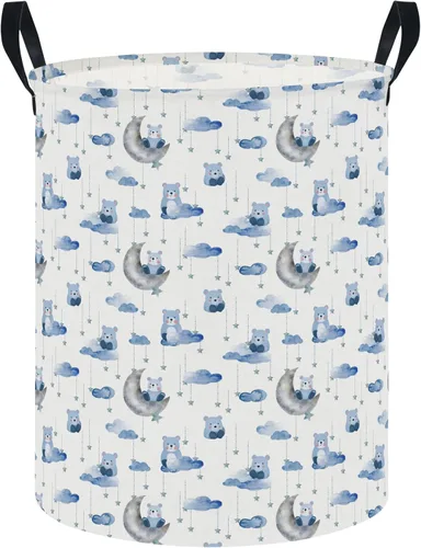 Vista 18 de NTAOHAMPER - Cesta de lavandería, cesta de ropa, caja de almacenamiento impermeable para el dormitorio, cesta organizadora de ropa, caja para Animal