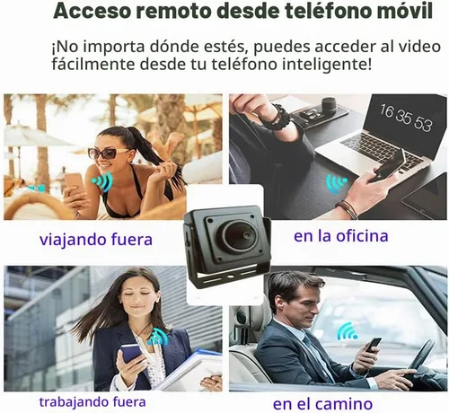Vista 4 de NK View Interior 5MP Mini Cube Cámara IP de Seguridad, Cámara ATM, Mini lente de 0.1 in, P2P, Vista de aplicación gratuita