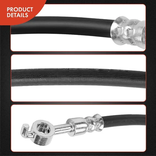 Vista 5 de A-Premium Manguera hidráulica de freno trasero compatible con modelos Ford seleccionados - Para F-150 2015 2016 2017, con freno de estacionamiento