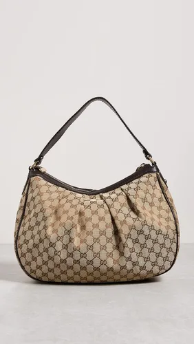 Vista 3 de Gucci Lona para mujer Pre-Loved Sukey Hobo Gg