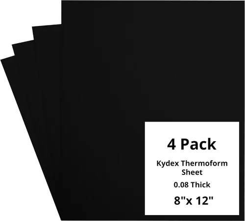 Vista 63 de Kydex Sheets - Solid Color DIY Kit for Crafting Holsters, Sheaths, and Mag Pouches - (8x8, 8x12, 12x12), Premium Thermoform Sheets - Thick, Durable