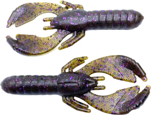 Vista 19 de Phat Pak Baits - Beasty Bug Jr Ned Rig Craw Finesse Bass Señuelo de pesca de plástico suave 20ct 2.8" Bicho Bama
