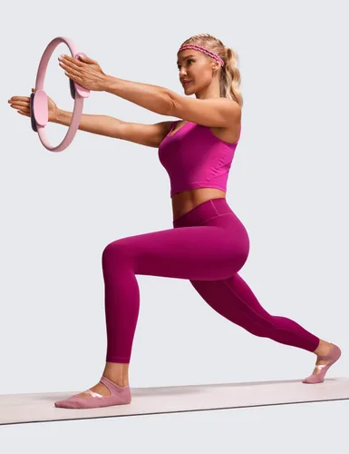 Vista 3 de CRZ YOGA Butterluxe - Leggings de entrenamiento de tiro bajo para mujer, 25 pulgadas, cómodos, suaves, para gimnasio, descanso, yoga