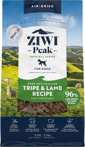 Vista 17 de ZIWI Peak - Alimento para perros secado al aire, carne de res, totalmente natural, alta proteína, sin granos, ingredientes limitados