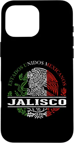 Vista 19 de Funda para iPhone 16 Jalisco Bandera Mexicana Bandera Mexicana