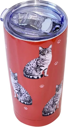 Vista 16 de Vaso de pastor australiano SERENGETI de 16 oz. de acero inoxidable, vaso aislado al vacío con tapa a prueba de derrames