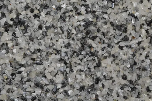 Vista 25 de Fantasia Materiales: 1 libra de piedras de tamaño de chip de aguamarina pulida con tarjeta de identificación