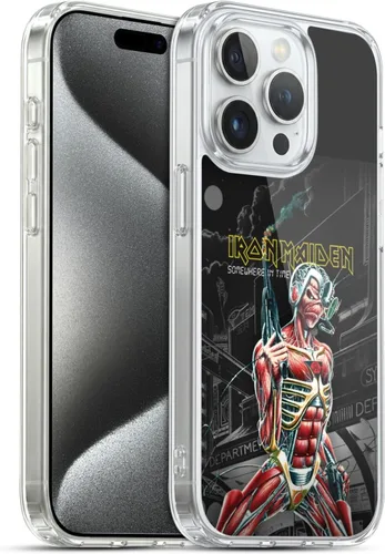 Vista 218 de Head Case Designs Funda de gel suave con licencia oficial de Iron Maiden Brave New World, compatible con Apple iPhone 7 Plus/iPhone 8 Plus Nuevo