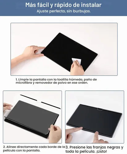Vista 8 de MoKo Protector de pantalla para Samsung Galaxy Tab S11 Ultra 2025 de 14,6
