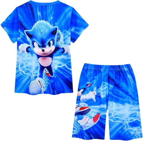 Vista 2 de WTEXPERT Boys Cartoon Tshirts Short Sleeve Summer Set 4-10Y