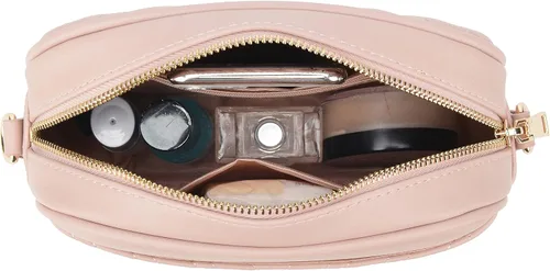 Vista 6 de lola mae Bolso bandolera acolchado, bolso de hombro de diseño moderno