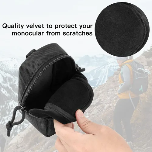 Vista 6 de Xxerciz Funda para telescopio monocular compatible con Vortex Optics Solo Monocular de 8 x 36 y 10 x 36, bolsa de almacenamiento protectora de viaje