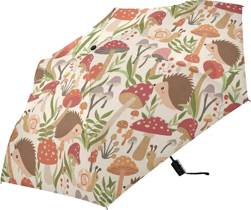Vista 4 de ALAZA Eiffel Tower Paris Travel Umbrella Automatic Folding Sun Umbrella Windproof Uv Protection Compact Sun Rain Umbrella