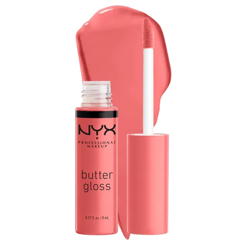 Vista 56 de NYX MAQUILLAJE PROFESIONAL Brillo de mantequilla, brillo de labios no pegajoso, - Eclair (rosa)
