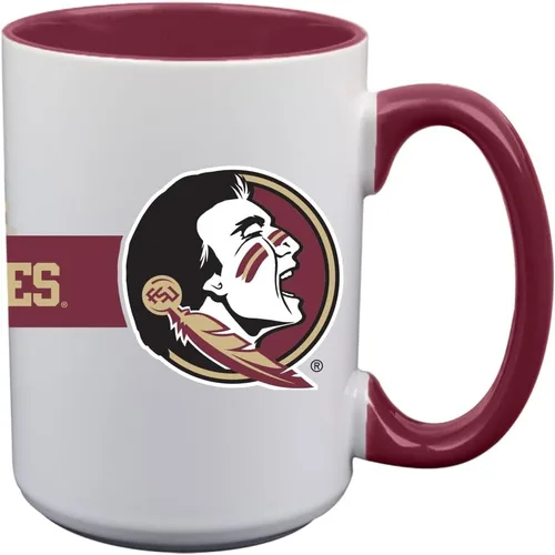 Vista 13 de The Memory Company Taza de café sublimada con licencia oficial de la NCAA de 15 onzas, Universidad de Alabama
