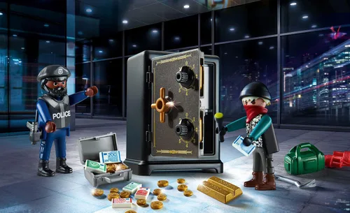 Vista 2 de Playmobil Paquete de inicio Robo de banco